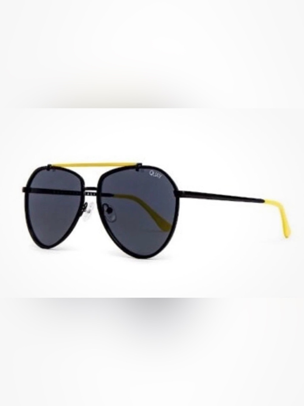 Quay Australia Black Aviator “dirty habit” Sunglasses - Picture 4 of 13